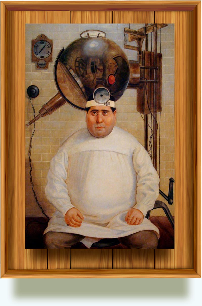 Otto Dix (German, 1891–1969). Dr. Mayer-Hermann. Berlin, 1926. Oil and tempera on wood. 149.2×99.1 cm. The Museum of Modern Art (MoMA), New York.