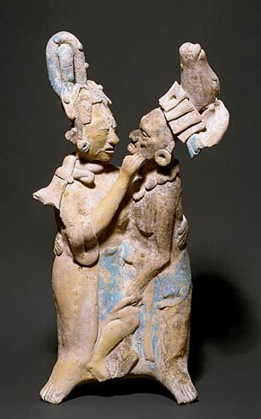 Figurine of a couple embracing ca. AD 600-900 