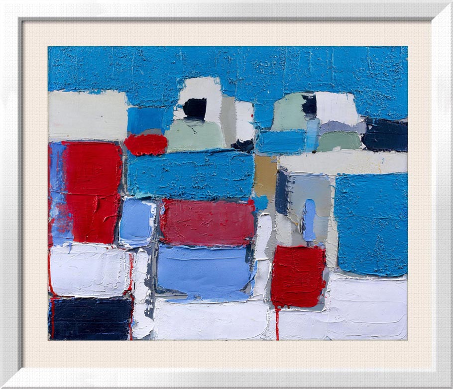 Nicolas de Staël (1914–1955). Méditerranée (La Ciotat). 1952. Huile sur toile.