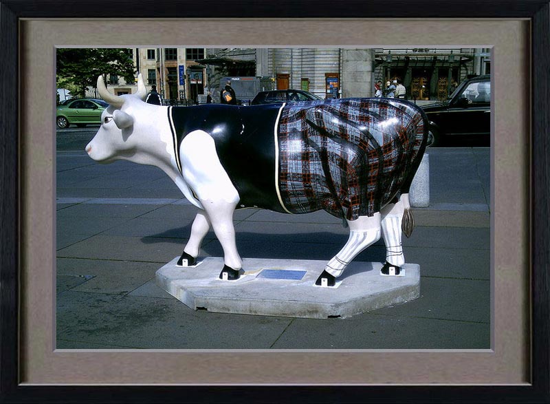 Edinburgh CowParade (May 15 to July 23 2006) by Ross Douglass  (http://www.flickr.com/people/cnut_pictures/)