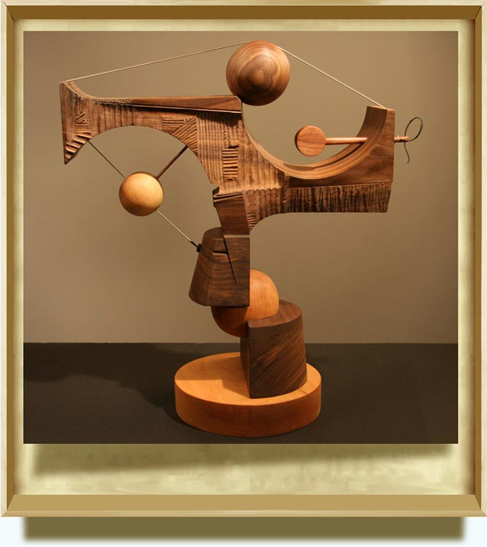 George Tkabladze (b. 1971 in Kutaisi, Georgia). New Constellation. 2009. Wood. 26.5×18.5×8.5 inch. http://www.giatkabladze.com/Fraims.html?=reviews.html