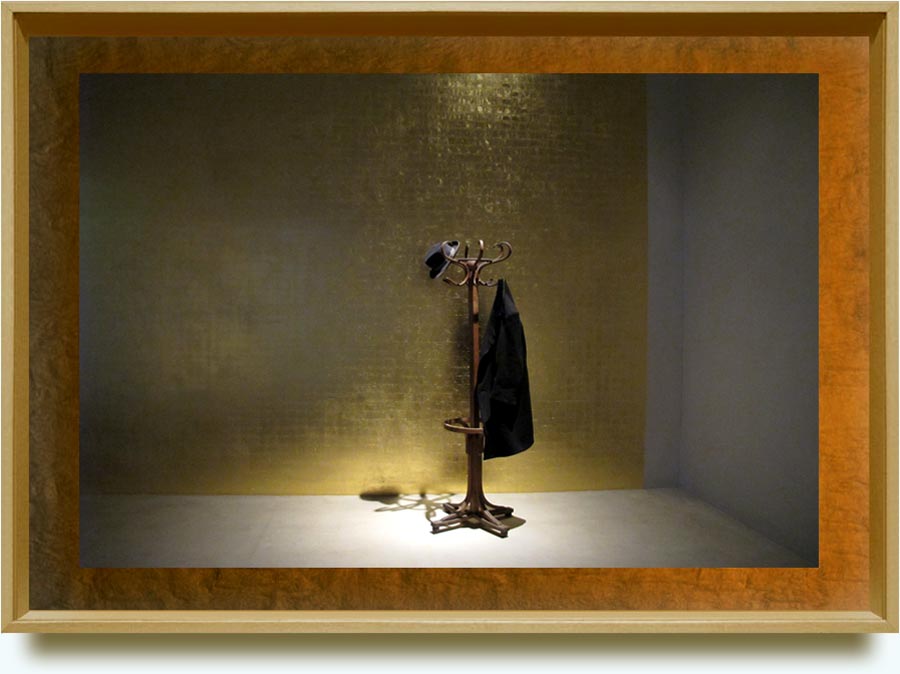 Jannis Kounellis (b. 1936 in Piraeus, Greece). Tragedia civile (Bürgerliche Tragödie). 1975. DiözesanmuseumbyPeter Zumthor, Cologne (Köln), Germany. http://www.flickr.com/photos/zigs1/4259422835/