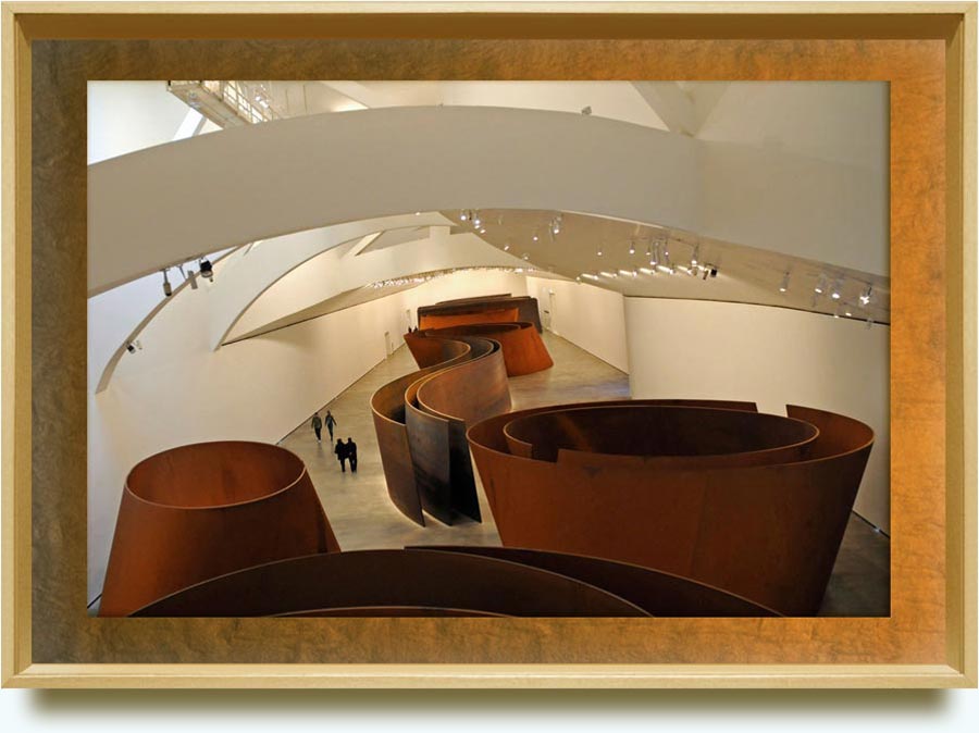 Richard Serra (b. 1939 in San Francisco). The Matter of Time. Installations in Guggeneheim Museum, Bilbao