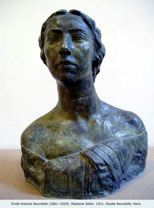 Émile Antoine Bourdelle (1861–1929). Madame Zetlin. 1911. Musée Bourdelle, Paris.