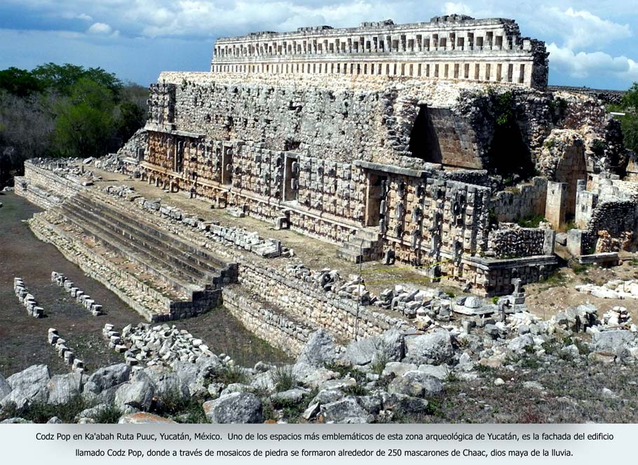 Codz Pop en Kabah Ruta Puuc, Yucatan Mexico