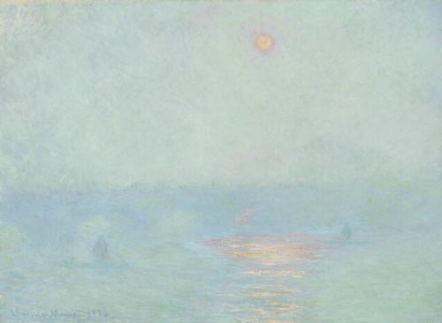 Claude Monet. Waterloo Bridge: the Sun in a Fog (1903 )